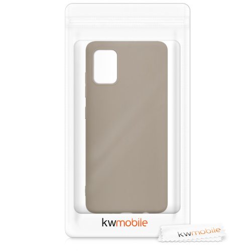 Кейс за Samsung Galaxy A51, Силиконов, Сив, 51196.125