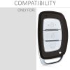 Калъф за ключ за Hyundai / Kia - 3 бутона - Keyless Go, пластмаса, черен, 53711.01