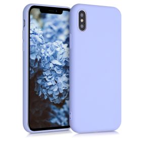   Калъф за Apple iPhone X / iPhone XS, Силиконов, Лилав, 42492.139