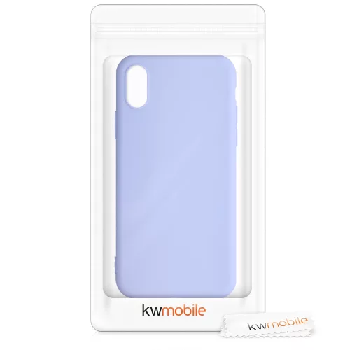 Калъф за Apple iPhone X / iPhone XS, Силиконов, Лилав, 42492.139