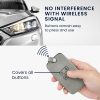 Капак за автомобилен ключ за Renault / Dacia - 4 бутона - Keyless Go, набук кожа, сив, 48565.16