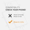 Комплект от 3 защитни фолиа за Apple iPhone 12 / iPhone 12 Pro, kwmobile, Front, Transparent, 53817.1
