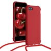 Калъф за Apple iPhone 8 / iPhone 7 / iPhone SE 2, силиконов, червен, 49920.09