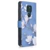 Капак за Motorola Moto G9 Play / Moto E7 Plus, Еко кожа, Син, 53405.02