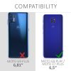 Капак за Motorola Moto G9 Play / Moto E7 Plus, Еко кожа, Син, 53405.02