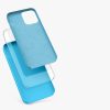 Калъф за Apple iPhone 12 / iPhone 12 Pro, Силиконов, Син, 52641.205