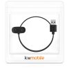 USB кабел за зареждане за Xiaomi Amazfit GTR 2 / Amazfit GTS 2, черен, 53922.01