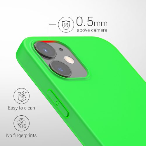 Калъф за Apple iPhone 12 / iPhone 12 Pro, Силиконов, Зелен, 53939.44