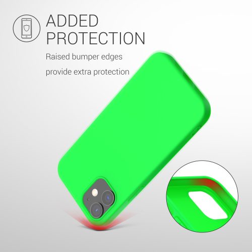 Калъф за Apple iPhone 12 / iPhone 12 Pro, Силиконов, Зелен, 53939.44