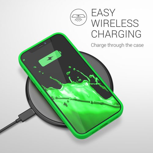 Калъф за Apple iPhone 12 / iPhone 12 Pro, Силиконов, Зелен, 53939.44