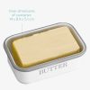 Cutie pentru unt Navaris, 15.5x10.5x6 cm, fier si lemn de acacia, cu capac, 49985.02