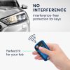 Капак за автомобилен ключ за VW / Skoda / Seat - 3 бутона, kwmobile, силикон, син / черен, 54022.02