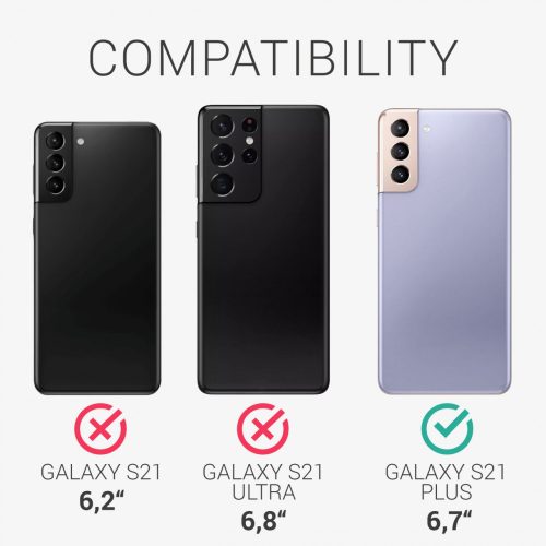 Кейс за Samsung Galaxy S21 Plus, силикон, лилав, 54066.108