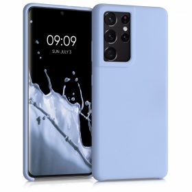   Кейс за Samsung Galaxy S21 Ultra, Силиконов, Син, 54074.58