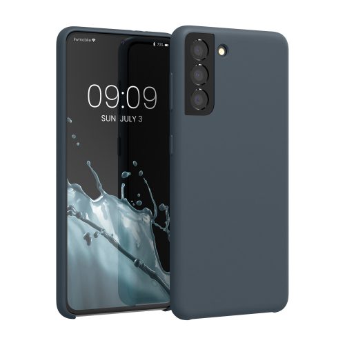 Кейс за Samsung Galaxy S21, Силиконов, Син, 54056.202