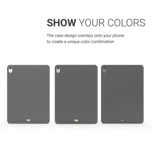 Калъф за Apple iPad Air 4 (2020), силиконов, черен, 53417.01