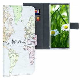   Капак за Motorola Edge, Екологична кожа, Многоцветен, 52760.03