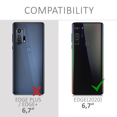 Капак за Motorola Edge, Екологична кожа, Многоцветен, 52760.03