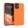 Кейс за Apple iPhone 12 Mini, Силиконов, Оранжев, 52640.150