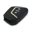 Капак за автомобилен ключ за VW / Skoda / Seat - 3 бутона, kwmobile, силикон, черен, 54313.04