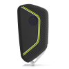 Капак за автомобилен ключ за VW / Skoda / Seat - 3 бутона, kwmobile, силикон, черен, 54313.04