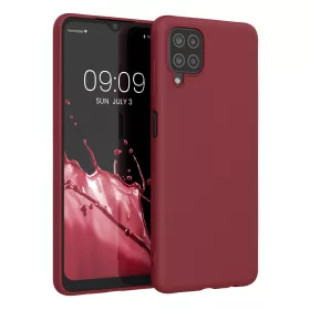   Кейс за Samsung Galaxy A12, Силиконов, Червен, 54048.209