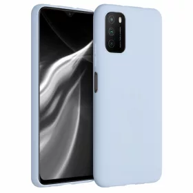   Кейс за Xiaomi Poco M3, Силиконов, Син, 53971.58