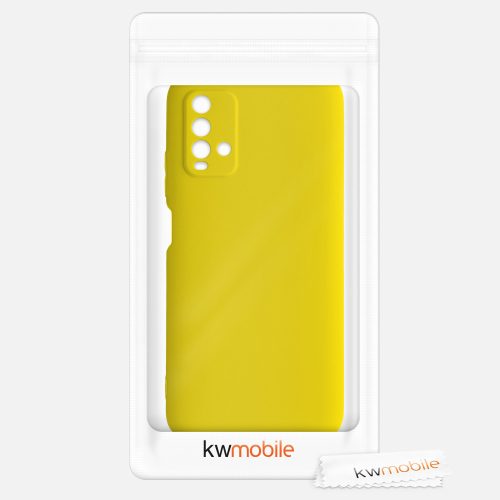 Кейс за Xiaomi Redmi 9T, Силиконов, Жълт, 54337.165