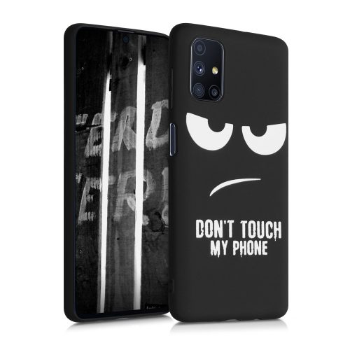 Кейс за Samsung Galaxy M51, Силиконов, Черен, 54375.01