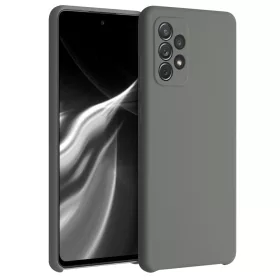   Кейс за Samsung Galaxy A72, Силиконов, Сив, 54359.155