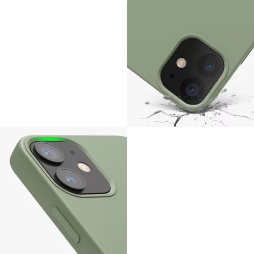 Кейс за Apple iPhone 12 Mini, Силиконов, Зелен, 52640.172