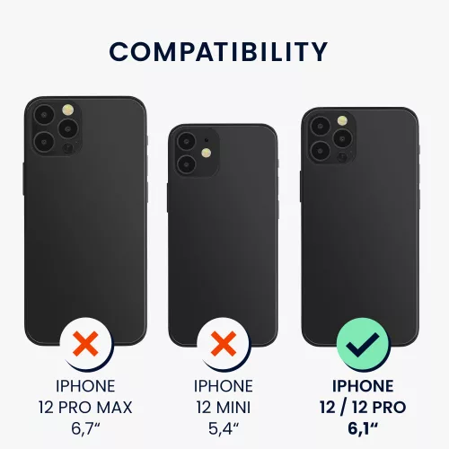 Калъф за Apple iPhone 12 / iPhone 12 Pro, Силиконов, Син, 52641.186
