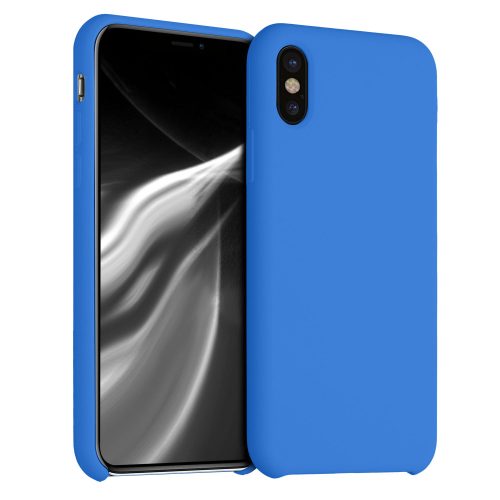Калъф за Apple iPhone X / iPhone XS, Силиконов, Син, 42495.189