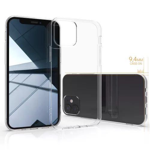 Капак за Apple iPhone 12 Mini, силиконов, прозрачен, 54408.03