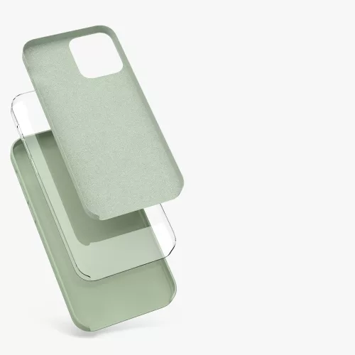 Калъф за Apple iPhone 12 Pro Max, Силиконов, Зелен, 52644.172
