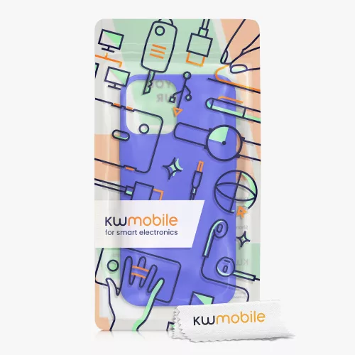 Калъф за Apple iPhone 12 Pro Max, Силиконов, Син, 52644.134