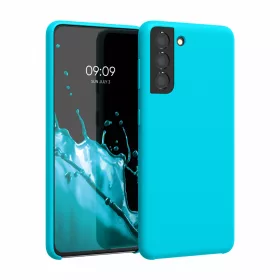   Кейс за Samsung Galaxy S21, Силиконов, Син, 54056.205