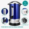 Fierbator vin fiert si apa calda Navaris, 10 L, 1650 W, serviciu bauturi, albastru, metal