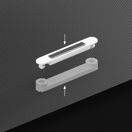 Мрежа против насекоми за прозорци Navaris, 220 x 150 см, регулируема, магнитни щипки, 54487.2