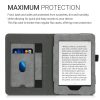 Капак за Kindle Paperwhite 10, Еко кожа, Сив, kwmobile, 50222.03