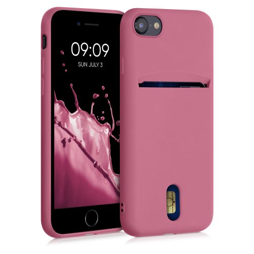 Калъф за iPhone 8 / iPhone 7 / iPhone SE 2, Силиконов, Розов, 49100.167