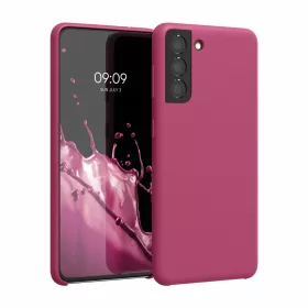   Кейс за Samsung Galaxy S21, Силиконов, Розов, 54056.213