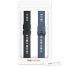 Комплект от 2 каишки за Honor Watch GS Pro, силикон, черен / син, 53585.02