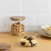 Комплект от 4 буркана за съхранение с капаци Navaris, 1400 ml, 1000 ml, 600 ml и 300 ml, 54691.02.04