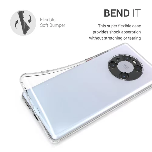 Кейс за Huawei Mate 40 Pro, Силиконов, Прозрачен, 54745.03