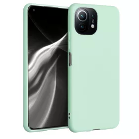   Калъф за Xiaomi Mi 11 Lite 5G, Силиконов, Зелен, 54726.50