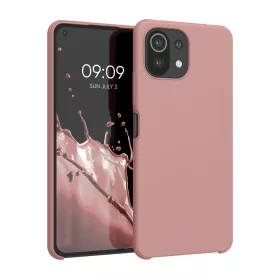  Кейс за Xiaomi Mi 11 Lite 5G, Силиконов, Розов, 54730.193