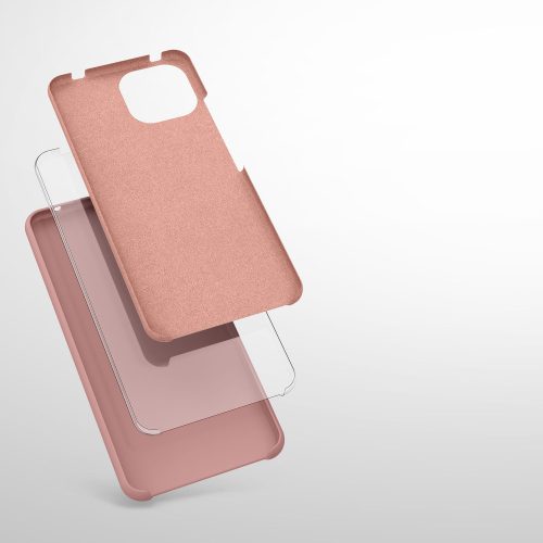 Кейс за Xiaomi Mi 11 Lite 5G, Силиконов, Розов, 54730.193