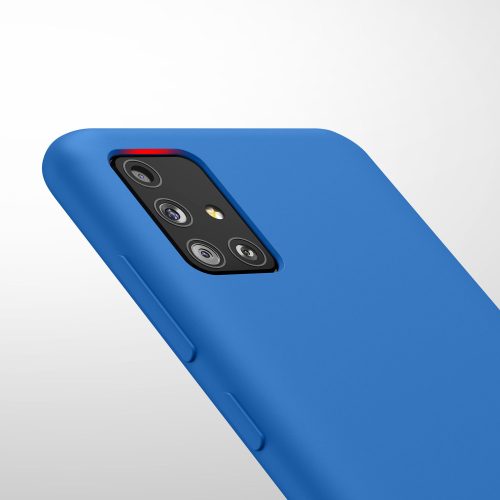 Кейс за Samsung Galaxy A51, Силиконов, Син, 51197.189