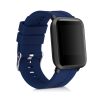 Комплект от 2 каишки за Xiaomi Amazfit Bip / Amazfit Bip Lite, kwmobile, силикон, син / черен, 54776.01